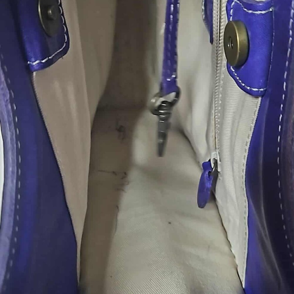 Vintage XXL Frye Skull Handbag - Picture 8 of 15